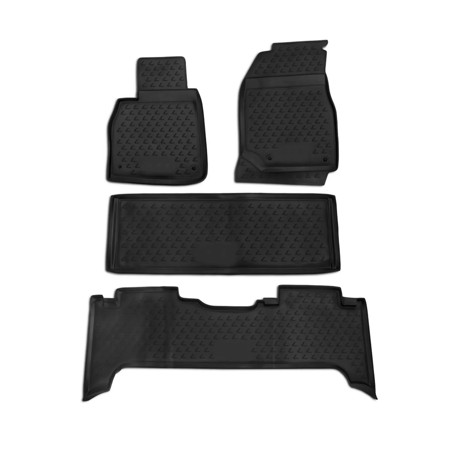 1998-2007 Lexus LX 470 Floor Mats Liners Full Set All Weather Black