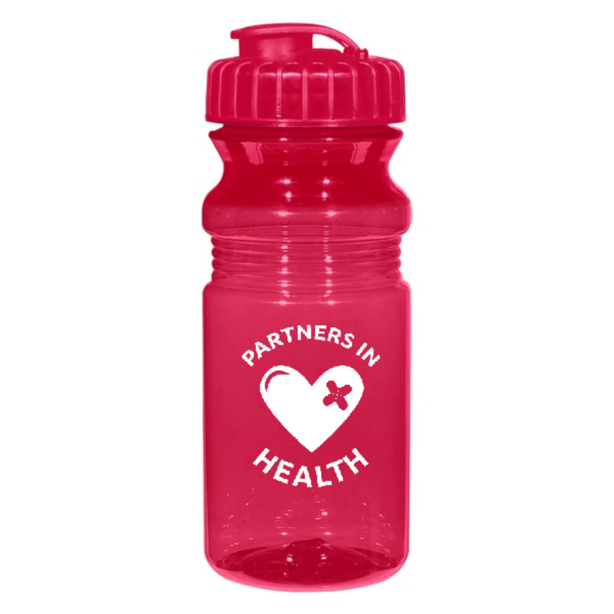 20 Oz. Poly-Clear Fitness Bottle with Super Sipper Lid - #403427