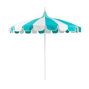 8.5' Pagoda Style Outdoor Umbrella in Aruba