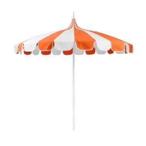 8.5' Pagoda Style Outdoor Umbrella in Tuscan