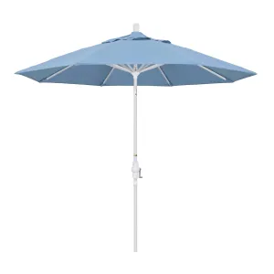 9' Golden State Patio Umbrella in Air Blue