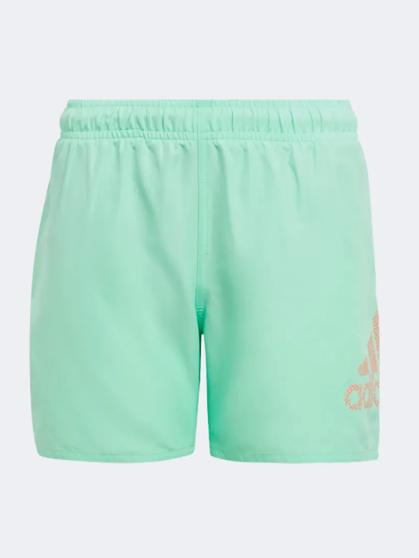 Adidas Logo Clx Boys Swim Swim Short Pulse Mint