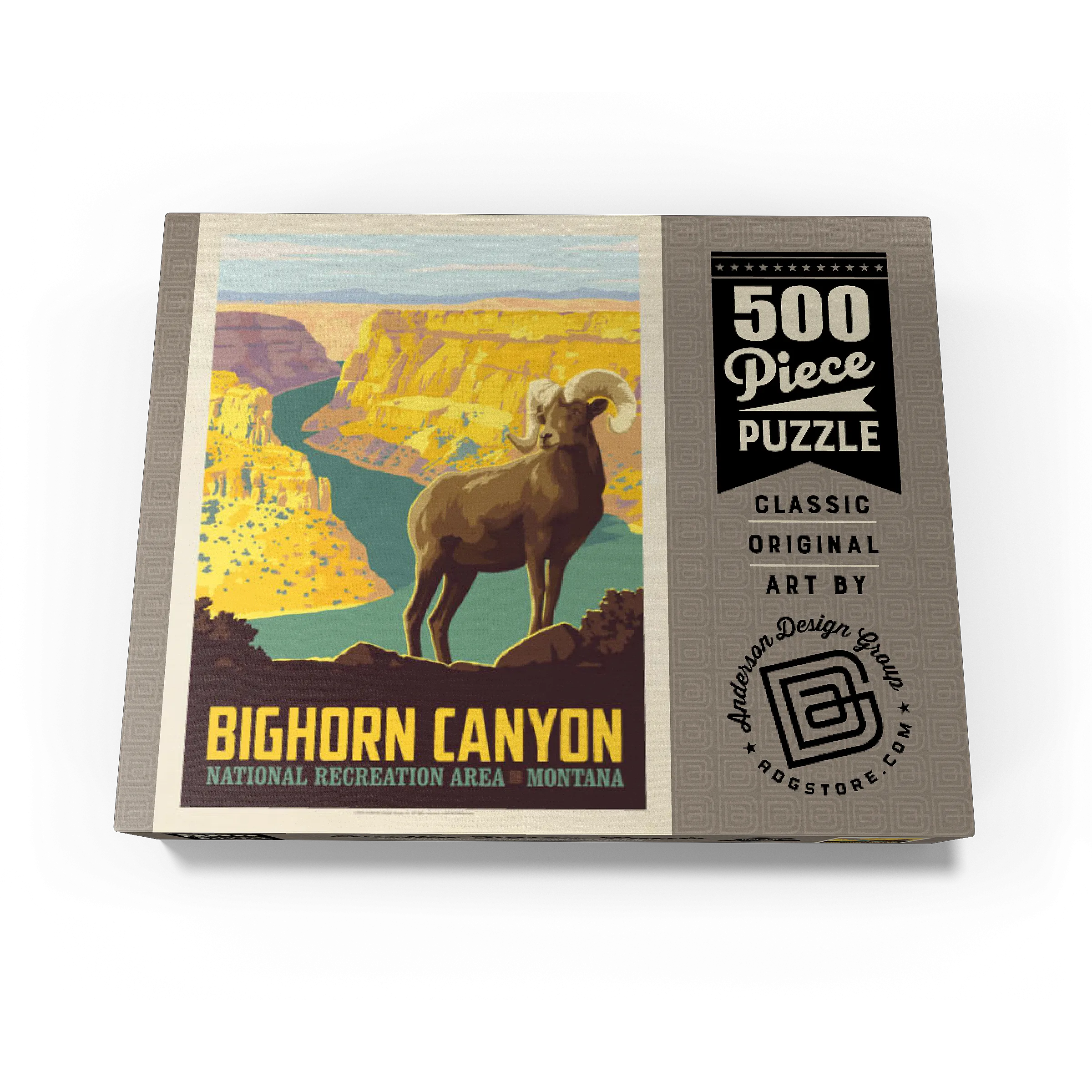 Bighorn Canyon National Recreation Area, Montana, Vintage Poster