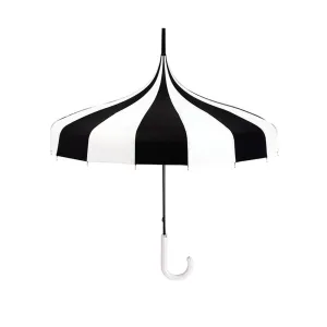 Black & white Pagoda Style Umbrella for Teens and Adults