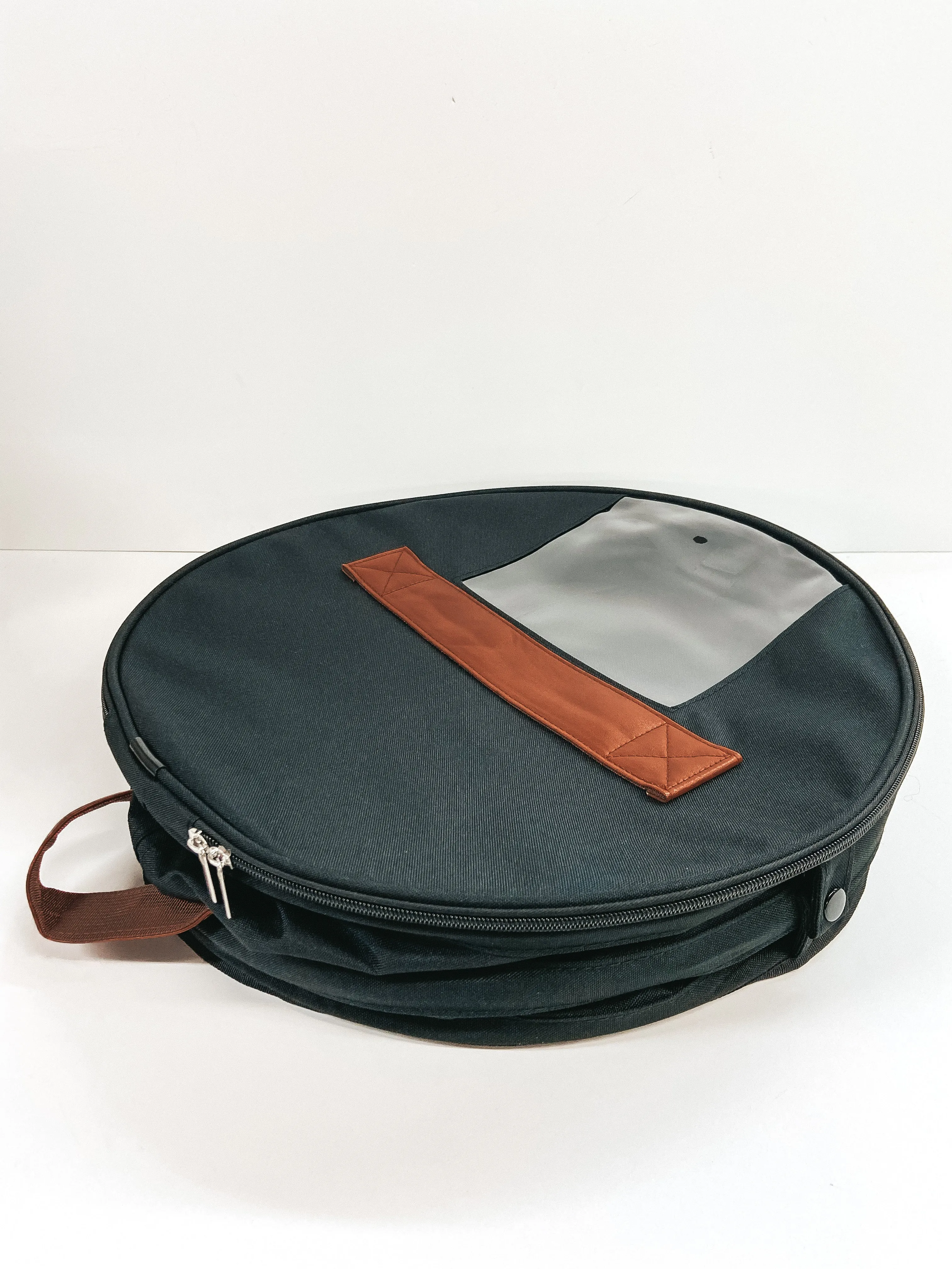 Collapsible Travel Hat Box in Black