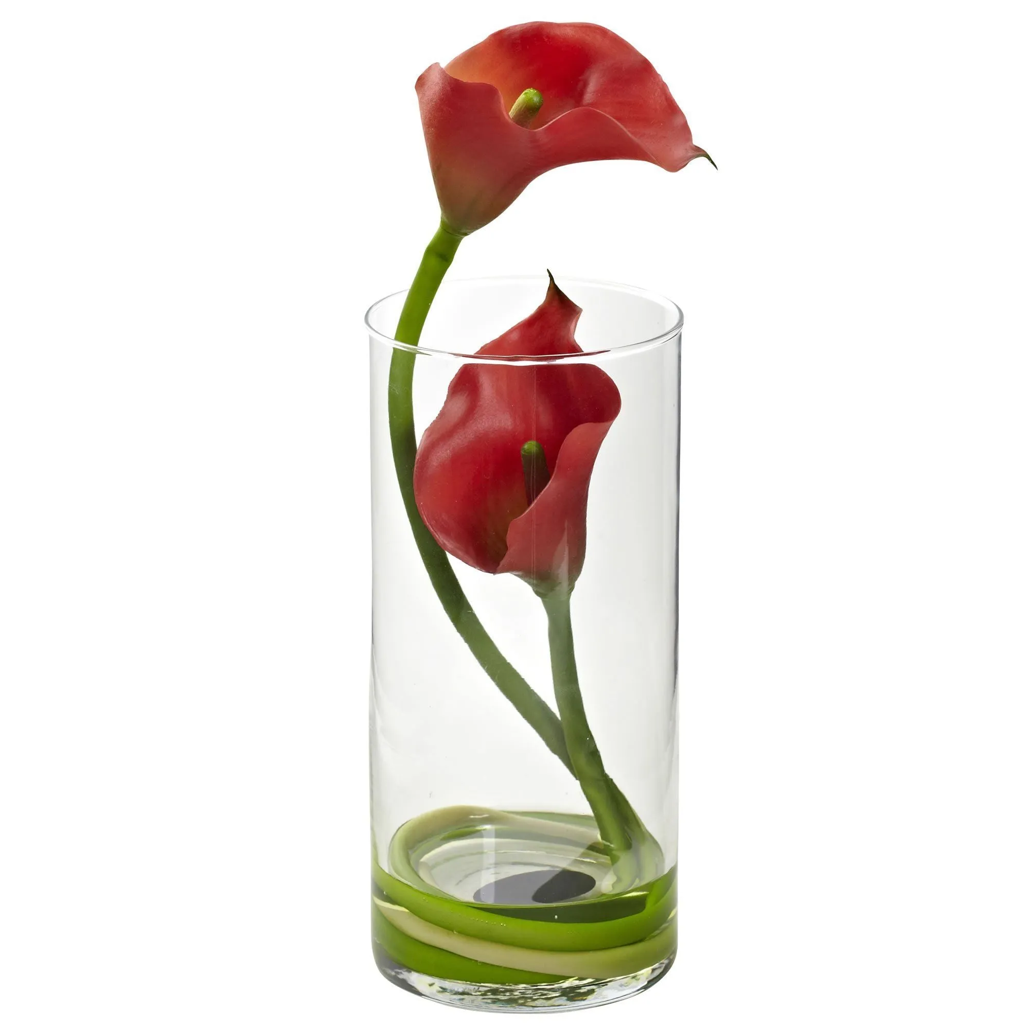 Double Calla Lily w/Cylinder (Set of 2)