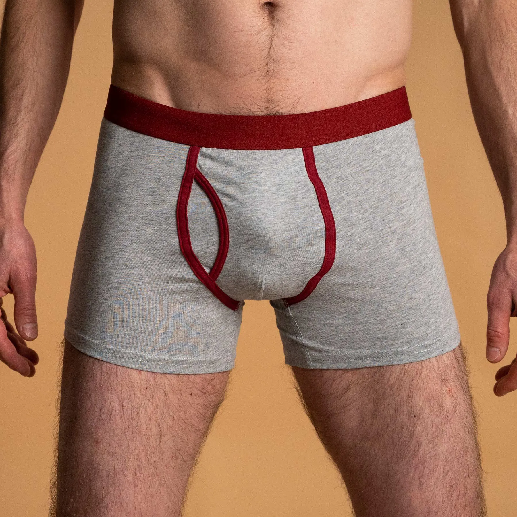 ESSEX Organic Cotton Sports Boxer Briefs (Gusset Crotch)