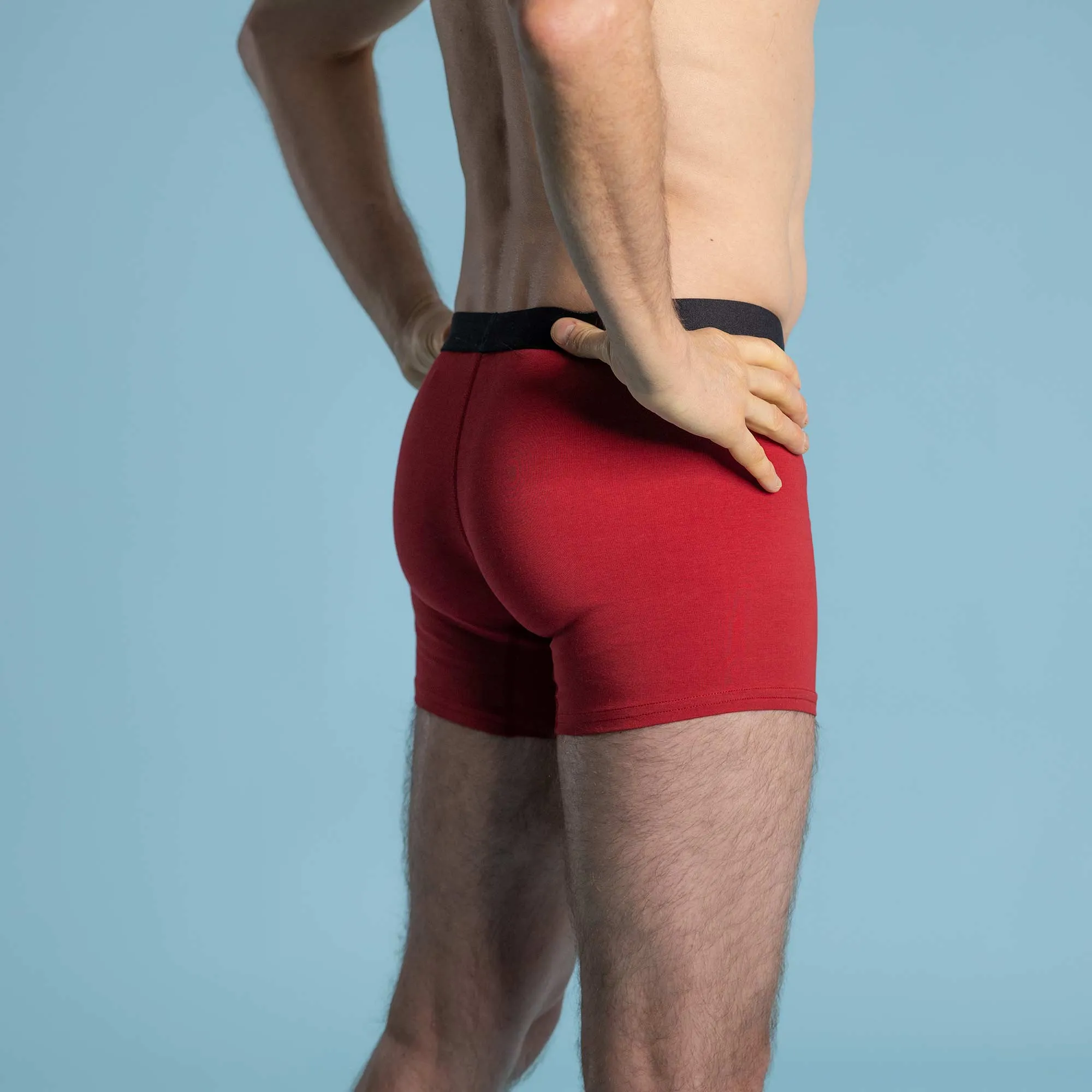 ESSEX Organic Cotton Sports Boxer Briefs (Gusset Crotch)