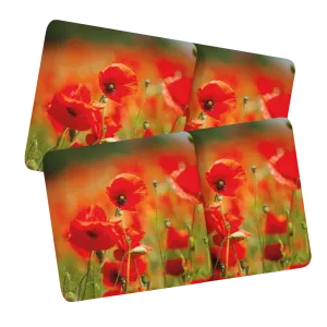 Field of Poppies Coasters