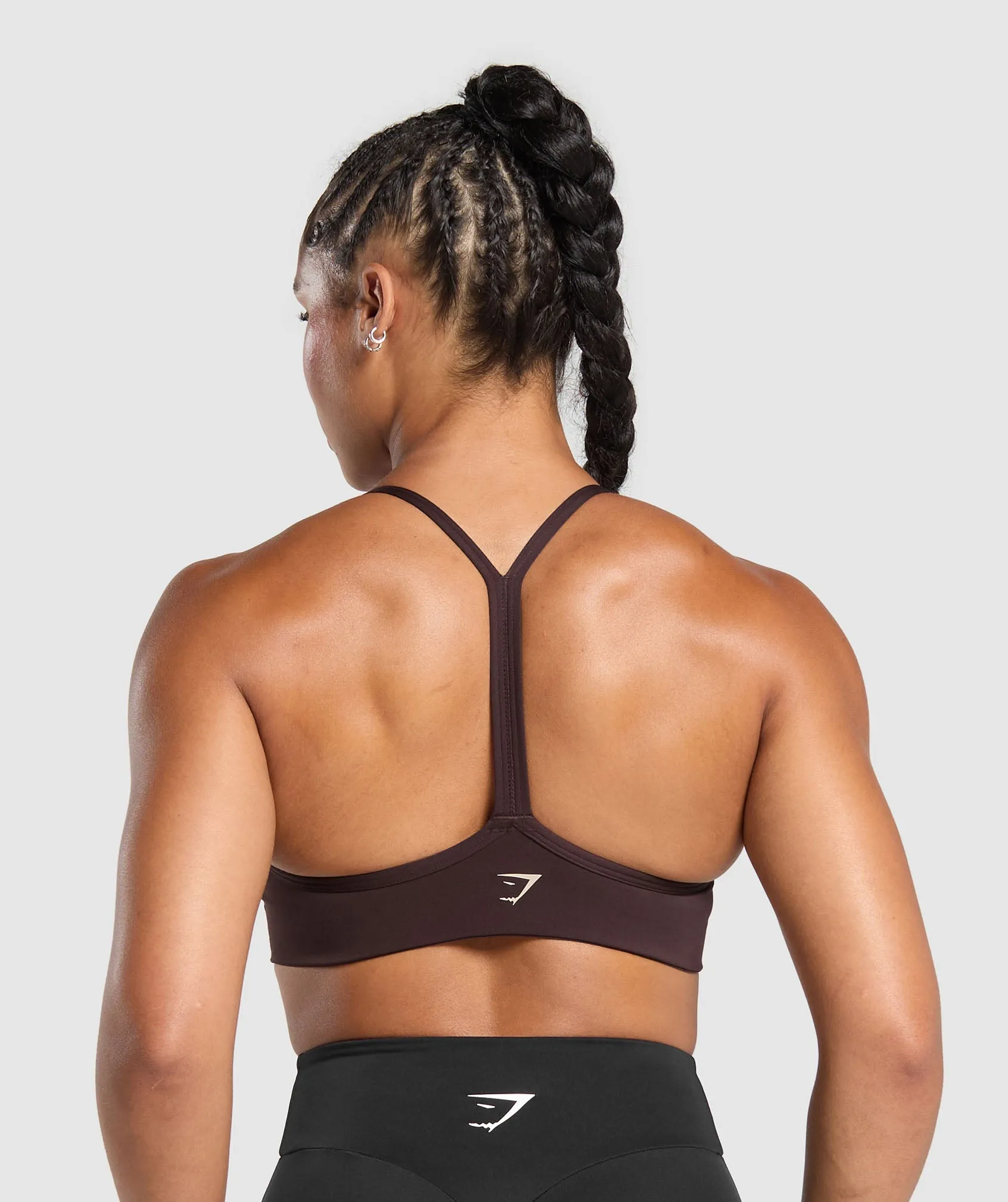 Gymshark Lifting Club Retro Bra - Heritage Brown