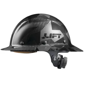 LIFT DAX - Full Brim Carbon Fiber Camo Hardhat, HDC-20CK, HDC-20CJ or HDF50C-20CK