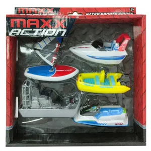 Maxx Action Micro Water Sport Vehicles Multicolored 5 pc