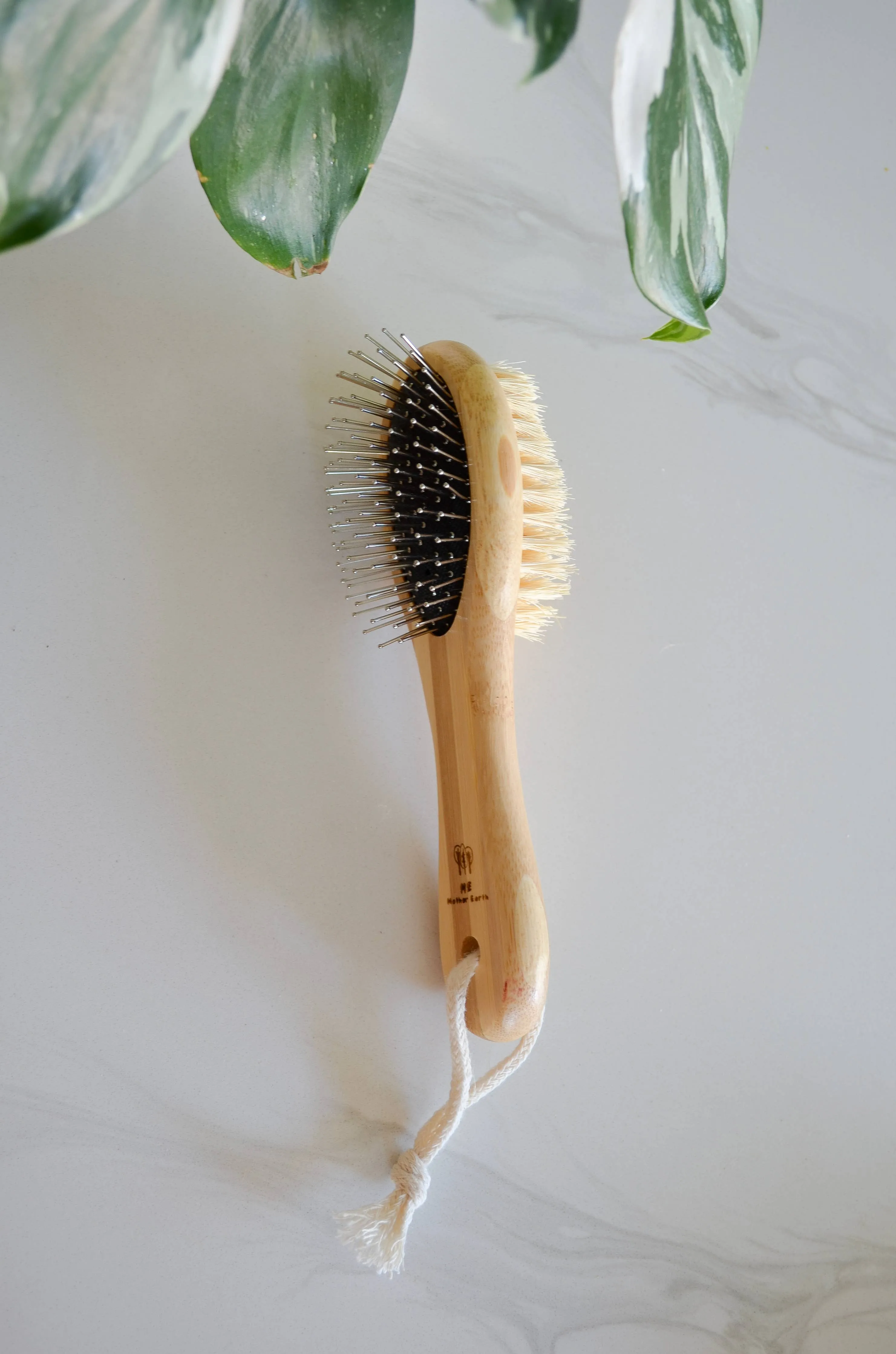 Me Mother Earth- Double-Sided Bamboo Pet Brush