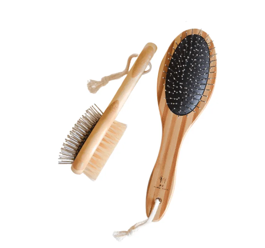 Me Mother Earth- Double-Sided Bamboo Pet Brush