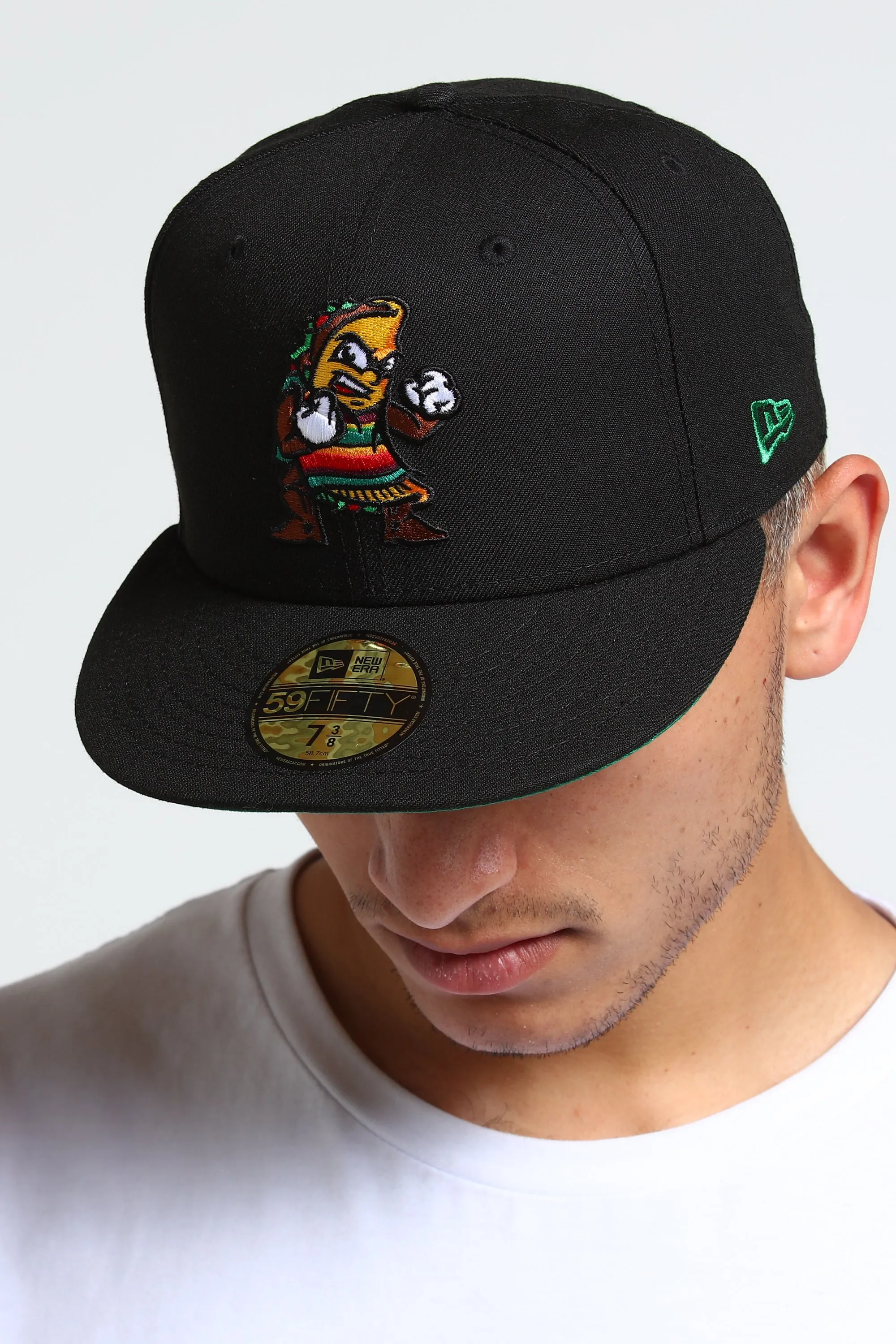 New Era Fresno Grizzlies 59FIFTY Fitted Black/Kelly Green