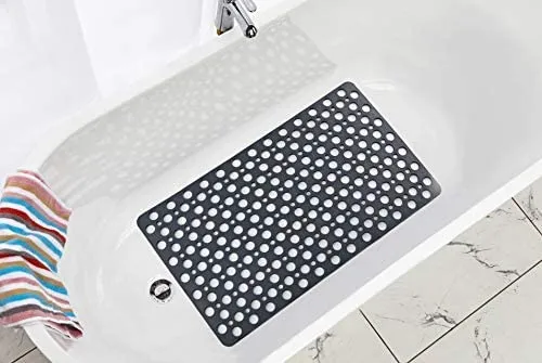 Nonslip Bathtub Shower Mat Extra Soft Eco Friendly 30x17 Inches