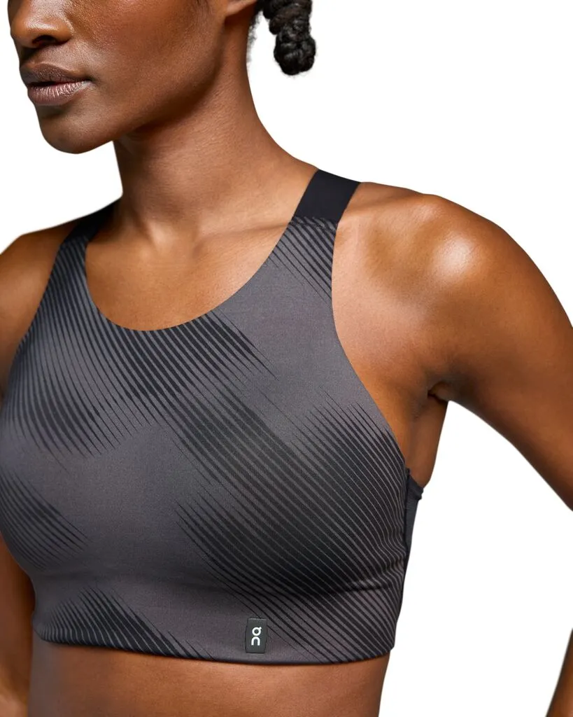 On Running Performance Graphic Bra (Womens) - Black