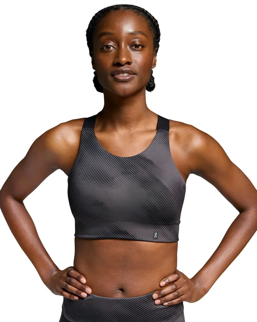 On Running Performance Graphic Bra (Womens) - Black