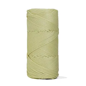 Outdoor 2 mm Macrame Braided Cord – Ice Lemon Color