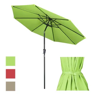 Patio Umbrella Tilt 10ft 8-Rib 220 gsm Canopy UV50 