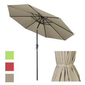 Patio Umbrella Tilt 9ft 8-Rib 220 gsm Canopy UV50 