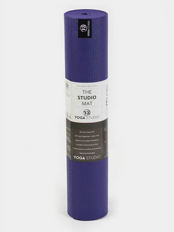 Personalised Yoga Mat 6mm With Custom Design - Purple