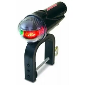 Portable Bow LED Light, Red & Green, Clamp-On