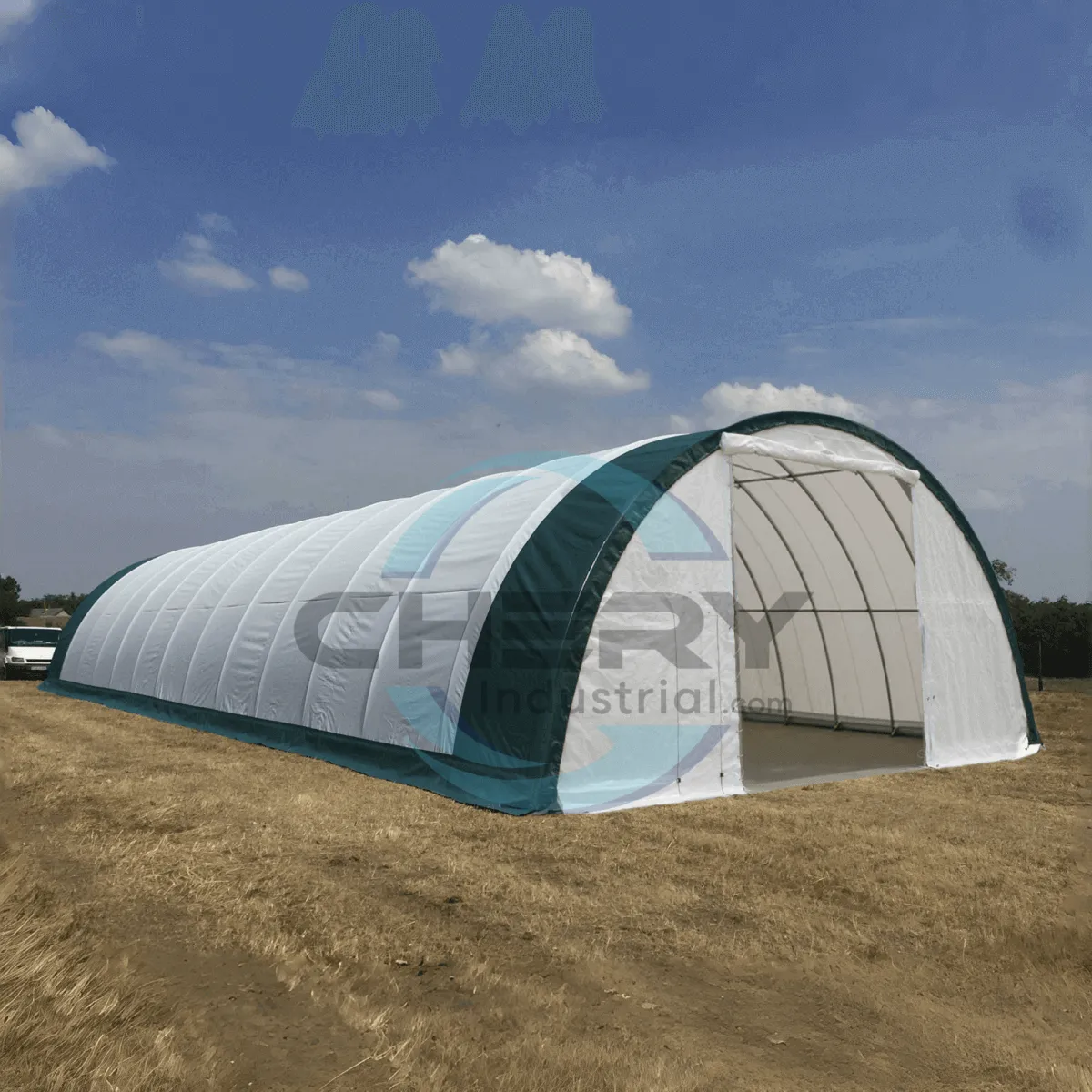 Single Truss Arch Storage Shelter W40'xL80'xH20'