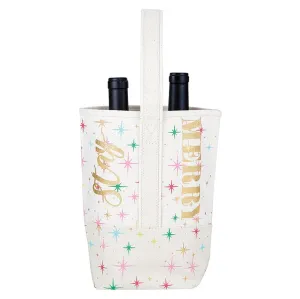 Slant 'Wine Tote- Stay Merry'