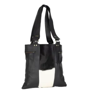 Wild Stripes Cowhide Tote Bag