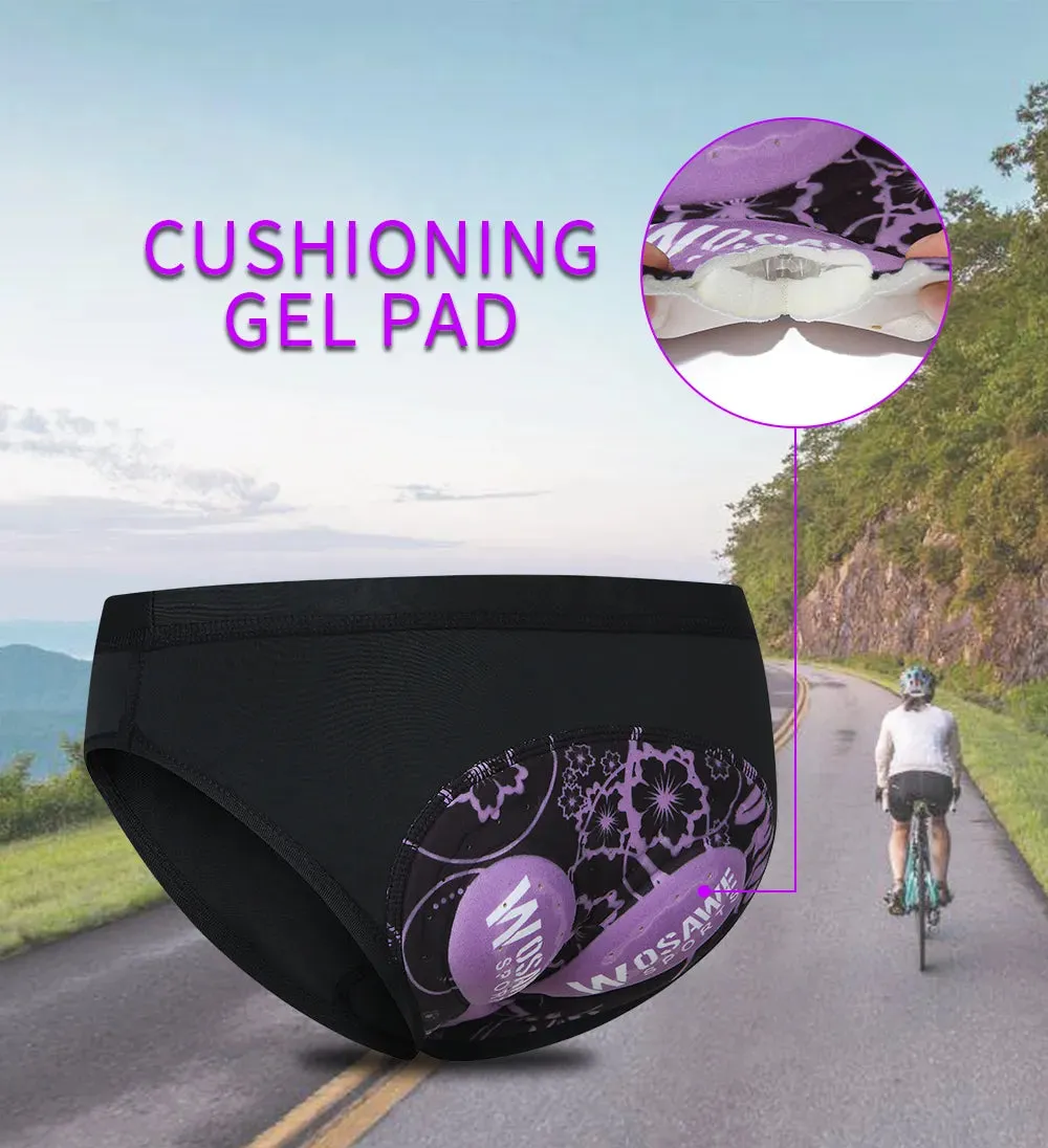 Women's Cycling Shorts Mtb Bicycle Briefs Underwear 3D Padded Printing Pad Road Bike Triangle Underpants