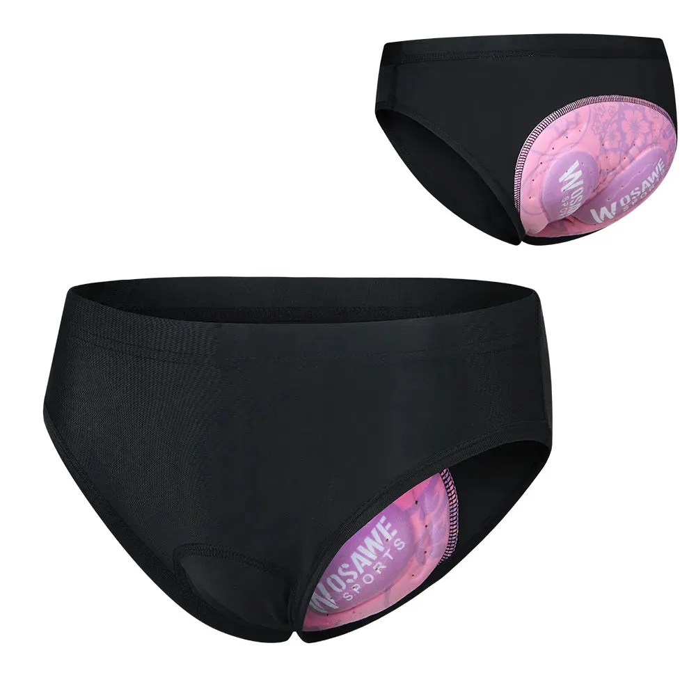 Women's Cycling Shorts Mtb Bicycle Briefs Underwear 3D Padded Printing Pad Road Bike Triangle Underpants